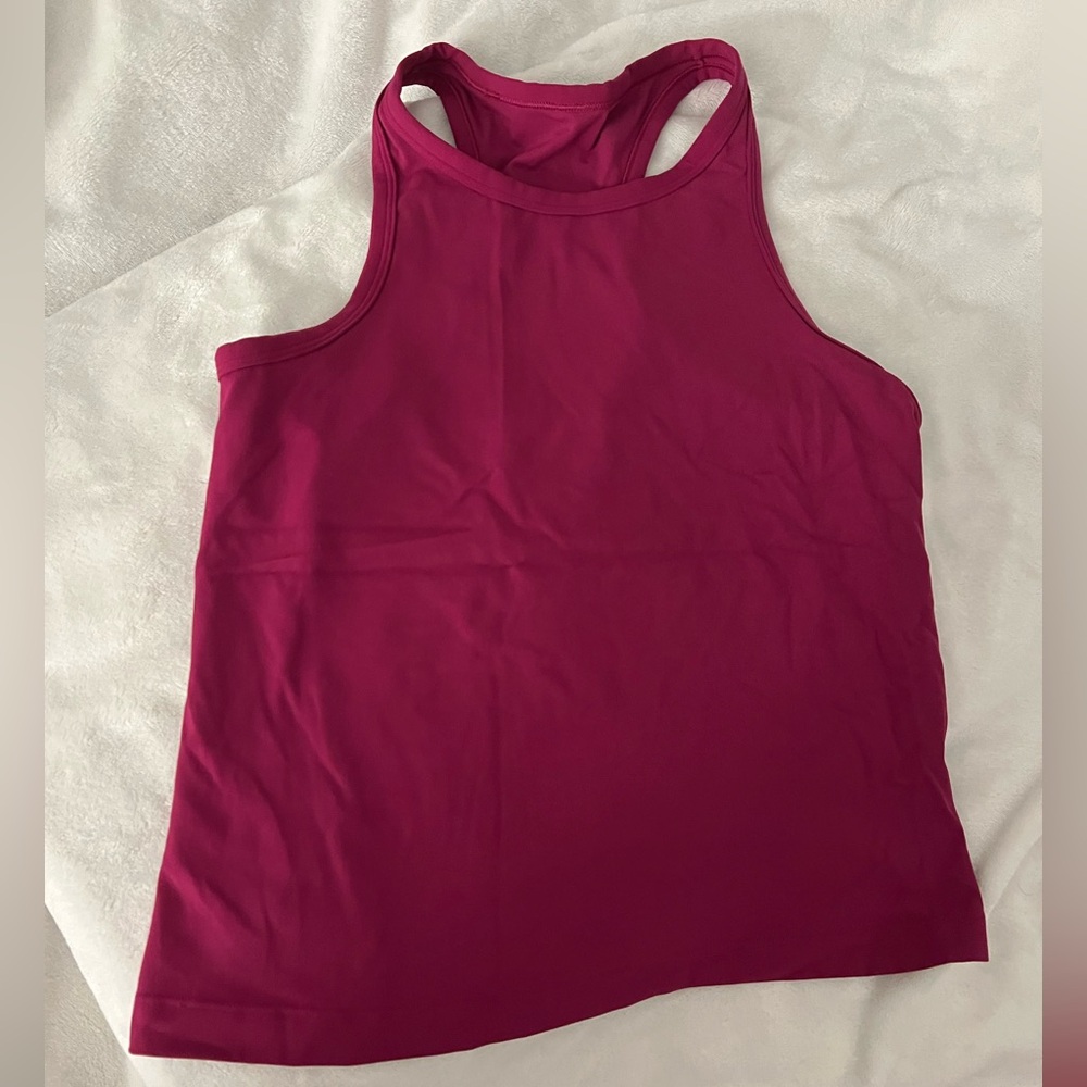 lululemon Align™ Waist-Length
Racerback Tank Top dark pink
